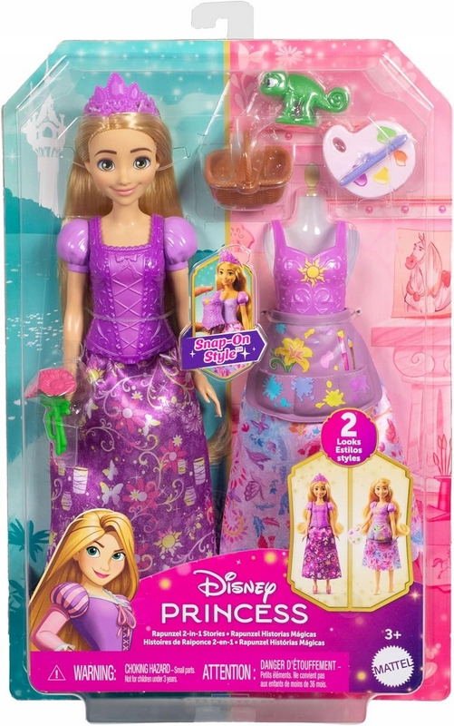 Disney princezná Rapunzel - sada bábik s príbehom 2 v 1 JBG09